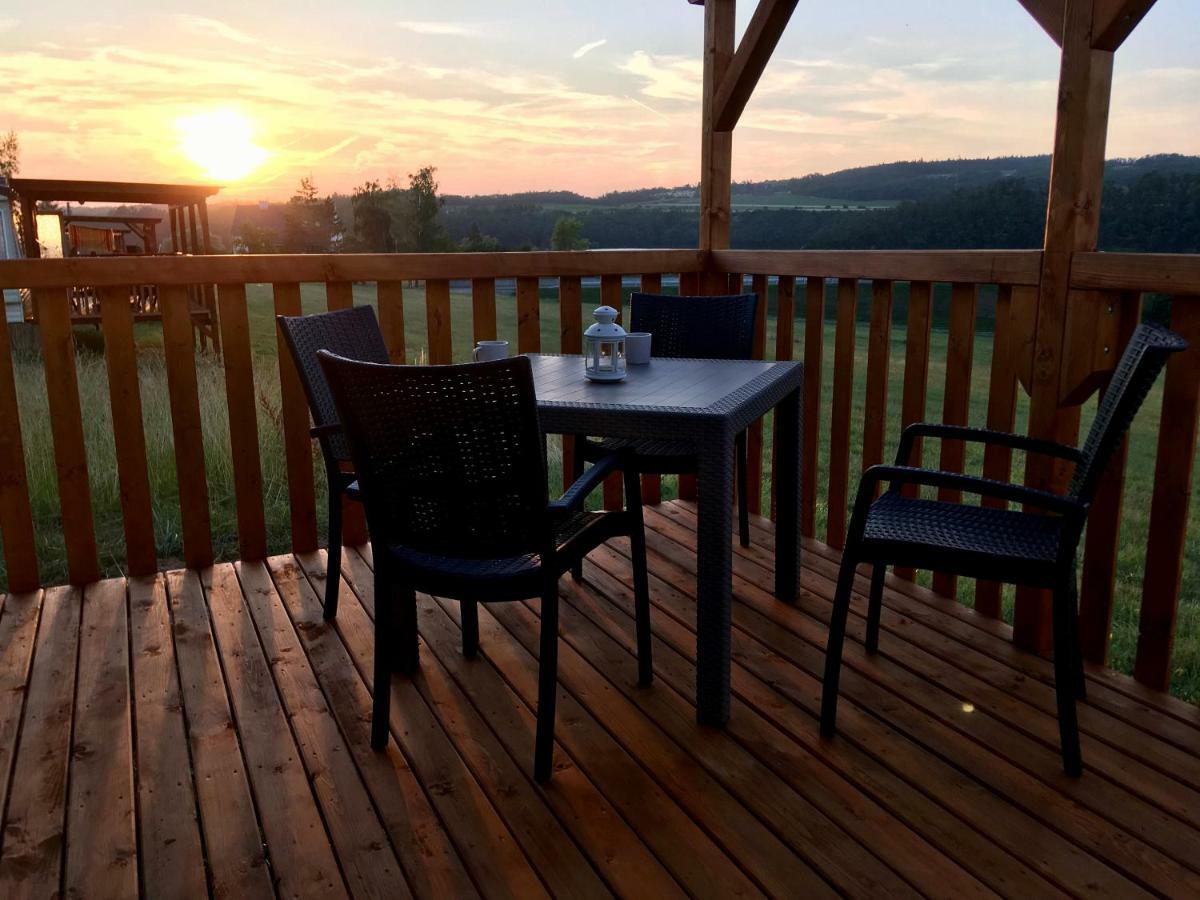 Mobilheim Chalet - Výrovická přehrada Vyrovice Esterno foto